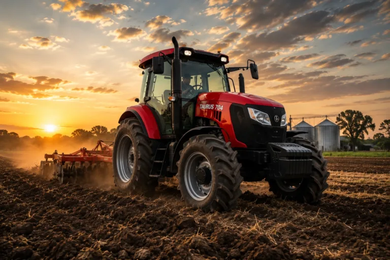 Tractor taurus 704 trabajando